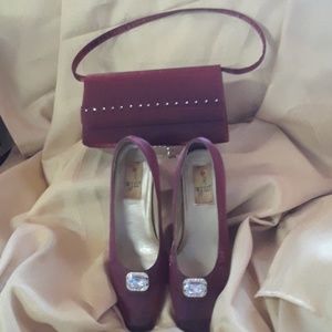Shoes and matching purse